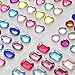 ZEAVOLA Multicolor Crystal Gem Stickers, Assorted Size (250 Pieces), Decorative Stickers, All Ages