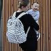 Hafmall Diaper Bag Backpack - Waterproof Multifunction Large Baby Travel Bag (Chevron)