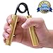 (45kg, Gold) - Metal Hand Gripper by xFitness The Best Grip, Forearm & Finger Exerciser Singer Gripper in 5 Colours, Resistance Level From 23kg. to 23kg. with Redefined Ergonomic Knurling