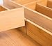 BIRDROCK HOME 2 pc Bamboo Drawer Organizer