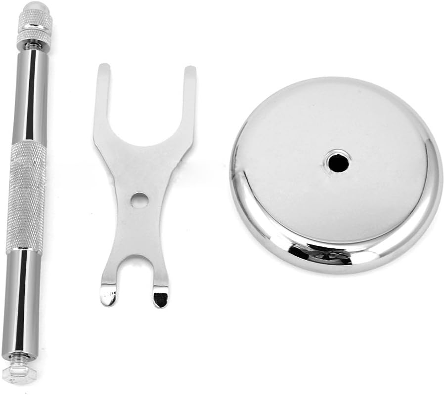 TEEROVA Universal Stainless Steel Safety Razor Stand Holder Shaving Brush Stand, Silver - Image 5