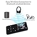 MP3 Player with Bluetooth,8GB Bluetooth MP3 Music Player with FM Radio/Speaker,Lossless Sound,Support Shuffle,Voice Recorder,Video,Photo,EBook,Pedometer for Running Walking