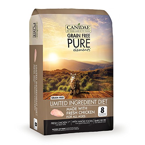 CANIDAE Grain Free PURE Elements Cat Dry Formula with Fresh Chicken, 10 lbs