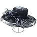 LETSQK Women's Kentucky Derby Church Dress Organza Wide Brim Sun Hat