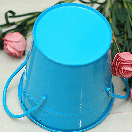 Home Mart Small Iron Bucket Small Metal Buckets Mini Metal Bucket Tin Candy Box Buckets