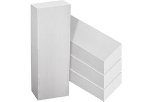 LOYORTY 4PCS Square Aluminum Flat Bar, 1x2x8 Inch Aluminum Block, 6061Square Aluminum Bar Stock, General Purpose Plate, 25MM Thickness T6 Solid New Mill Stock