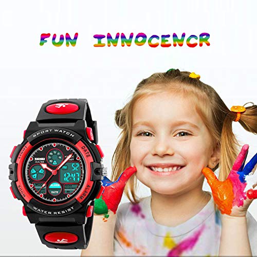 1 Waterproof+Stopwatch+Digital+Quartz+Wristwatch