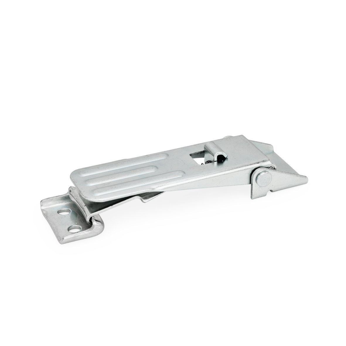 Ganter Normelemente Tension Latches - GN 821-400-S-ST-1 | with Safety | Steel | Galvanised Blue Passivated | Pack of 1
