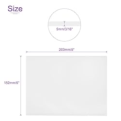 DMiotech 6 x 8 x 3/16 Inch Plastic UHMW