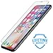 FlexGear iPhone X XS Glass Screen Protector [Coverage Plus] Premium Clear, Tempered, Designed for iPhone X/XS (4-Pack)