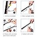 Love-KANKEI Standard Shower Glass Doors Squeegee Replacement Silicone Rubber Blade 9.8 inch