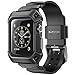 SUPCASE [Unicorn Beetle Pro] Case for Apple Watch 3 [42mm], Rugged Protective Case with Strap Bands for Apple Watch Series 3/2/1 (Black)