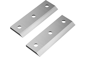 SXMPRAIL 2PCS Wood Chipper Blades Replacement for Landworks, Superhandy LCE12, Greatcircleusa GUO054 Mini Steel Wood Chipper and EFCUT C30, C30 Mini, C30 Lite&3-IN-1 Wood Chippers Shredders Three-Year Warranty