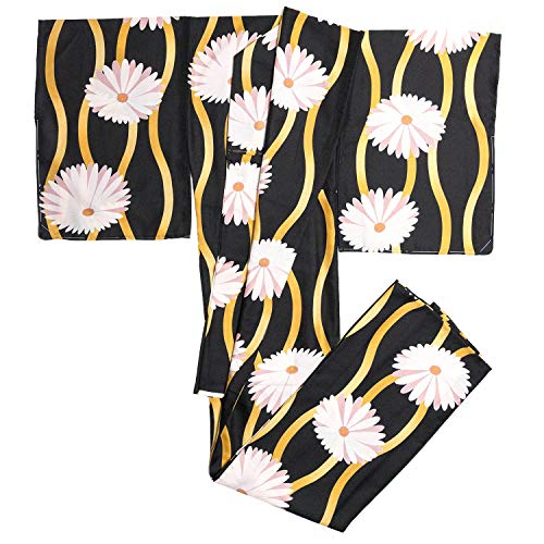 KYOETSU Women's Japanese Awase Kimono Washable Komon 278 (Medium, 24-Ad)