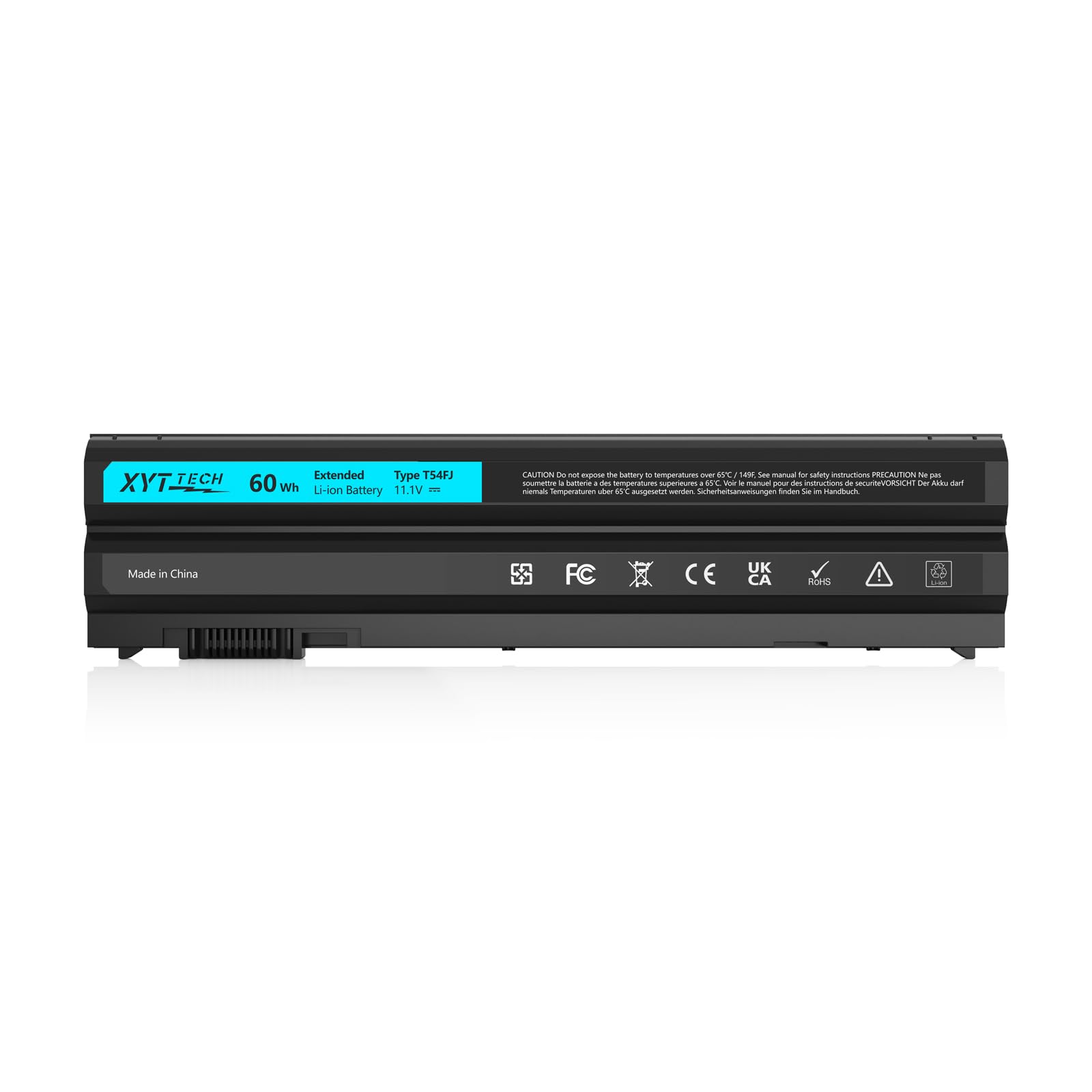 K KYUER 60WH T54FJ Laptop Battery Replacement for Dell Latitude E5420 E5520 E5430 E5530 E6420 E6430 E6520 E6530 E6440 Series 2P2MJ 312-1325 312-1165 M5Y0X PRV1Y 11.1V 6-Cell