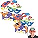 Fun Express Superhero Masks Craft Kits (Makes 24) Self-Adhesive Foam Each 8 1/2