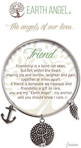 Earth Angels Friend Bangle Charm Bracelet