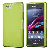 Cruzerlite Bugdroid Circuit Case for Sony Xperia Z1 Compact ( Z1F ) - Retail Packaging - Green - Carrying Case - Retail Packaging - Green