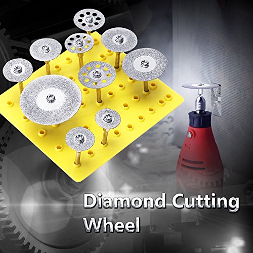 Diamond Cutting Wheel, Baban 10X 1/8" Dremel Cutting Wheel Diamond Saw