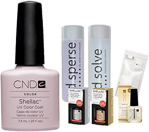 CND STARTER SHELLAC KIT (Romantique) UK SELLER