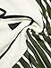 Allegra K Women Stripes Cartoon Print Loose Tunic Top Green XL