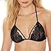 Youzee® Floral Sheer Lace Triangle Bralette Bra Bustier Crop Top Mesh
