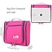 MelodySusie Premium Hanging toiletry bag, Large Travel Cosmetic, Toiletries, Makeup, Brushes Bag, Waterproof Portable Bathroom and Shower Organizer Kit for Women and Men