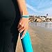 Silicone Sportswear Hair Tie Bracelet Ponytail Holder (Medium Foxy Teal)