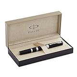 Parker Ingenuity Large Daring Black Rubber and Metal Chrome Trim (CT) 5th Technology Mode Pen (S0959230)
