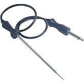Wolf Oven Temperature Probe 318601302 | 26in Food-Grade Silicore Wire &amp; 304 Stainless Steel, High Accuracy +/-0.05% Genuine Replacement for Model 5304503737