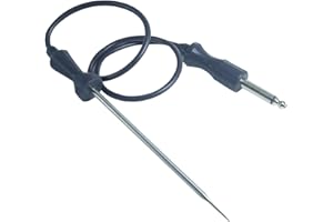 Wolf Oven Temperature Probe 318601302 26in Food-Grade Silicore Wire & 304 Stainless Steel, High Accuracy +/-0.05% Genuine Rep