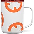 Corkcicle Coffee Mug - Triple-Insulated Stainless Steel Cup with Handle, 16 oz, Star Wars - BB-8