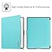 Fintie NOOK GlowLight Plus SlimShell Case - The Thinnest and Lightest Leather Cover for Barnes & Noble NOOK GlowLight Plus eReader 2015 Release (BNRV510), Sky Blue