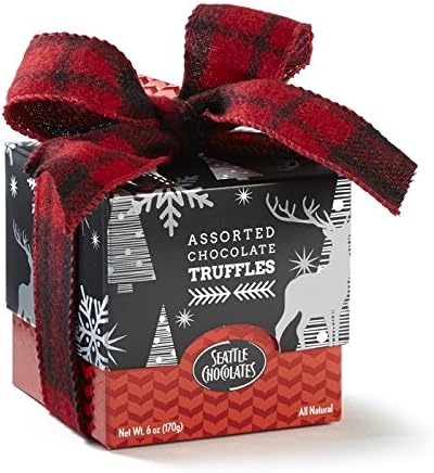 Seattle Chocolates Sparkle Forest Reindeer Gift Box 6oz