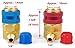 Wilk New R134a System Port QC15 AC Quick Connector Adapter HVAC Coupler Car Auto Air-Conditioning