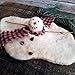 Primitive Farmhouse Melted Snowman Home Decor Ornament 6 Inches Wide