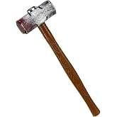 BinaryABC Plastic Fake Hammer Prop, Bloody Toy Weapon for Halloween Cosplay | Lightweight Plastic for Safe Carrying at Any Costume Party. The Bloody, it a Terrifying Halloween Prop or Cosplay Accessory