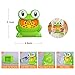 Bubble Machine, Automatic Frog Bubble Blower Machine Make Over 500 Bubbles per Minute for Kids Birthday Party, Wedding, Indoor and Outdoor Games, 2 Bottles 4.2 Fl Ounce Bubble Solution Included