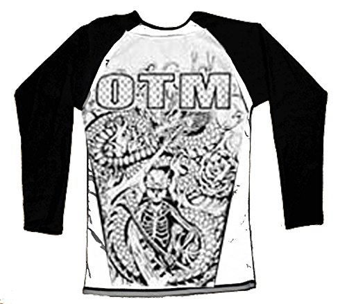 Mat OTM Ronin Rash Guard RG5 Long Sleeve (White/Black, 3XL)