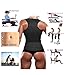 Ursexyly Sauna Waist Trainer, Hot Cincher Promotes Sweating During Exercise (L, Black 1, Zipper)