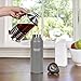 Healthy Human Stainless Steel Water Bottle | Double Walled Vacuum Insulated Water Thermos for Adults | Eco-Friendly Travel Bottles with Leak Proof Lid (Slate Gray, 21 oz/ 621 ML)
