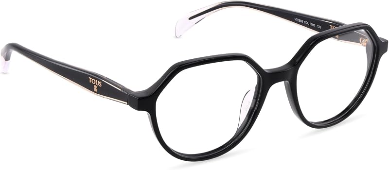 Brille mit Sehstärke für Damen Geometrisch Schwarz VTOB56