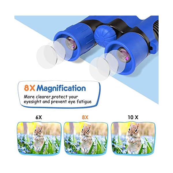 Fernglas für Kinder - Mit starker Vergrößerung 8 X 21 – Das Optimale Geschenk für kleine Abenteurer - Umfangreiches Set… – Bild 6