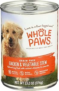 Amazon.com: Whole Paws, Chicken & Vegetable Stew, Dog Food