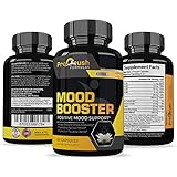 Mood Booster Supplement- Supports Brain Dopamine & Serotonin Levels to Feel Relaxed, Positive & Happy. Natural Based Herbal & Vitamin Formula Designed to Give Clarity, Focus & Reduce Daily Stress.