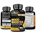 Mood Booster Supplement- Supports Brain Dopamine & Serotonin Levels to Feel Relaxed, Positive & Happy. Natural Based Herbal & Vitamin Formula Designed to Give Clarity, Focus & Reduce Daily Stress.