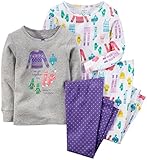 Carter's Baby Girls' 4 Piece PJ Set (Baby)
