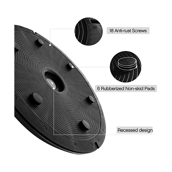 Amazon-Brand-Umi-Blance-Trainer-Air-Dome-Ball-with-2-Elastic-Strings-Handy-Pump-Balance-Board-for-Strength-and-Balance-Training-60cm-in-Black-Pruple-Blue Amazon Brand - Umi Blance Trainer Air Dome Ball with 2 Elastic Strings Handy Pump Balance Board for Strength and Balance…