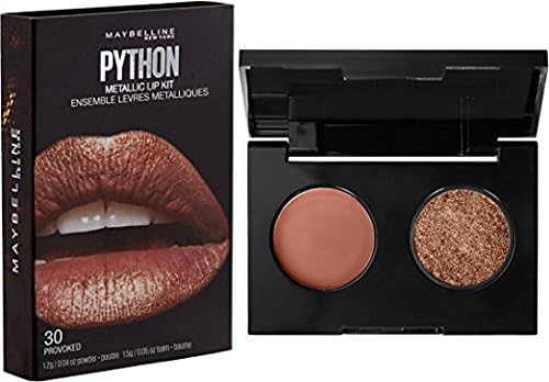 Maybelline Lip Studio Python Metallic Lip Kit, #30 Provoked (Pack of 2)
