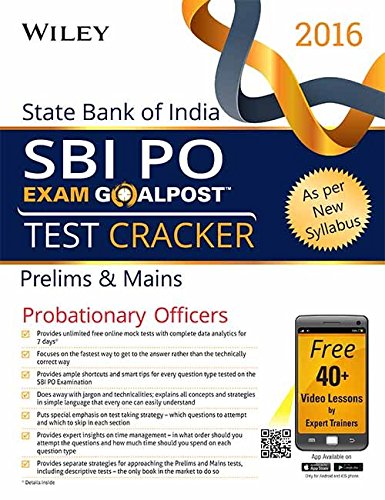 Wiley's State Bank of India Probationary Officer (Sbi Po) Exam Goalpost Test Cracker: Prelims & Mains